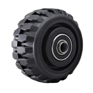 S-S 4 5 6 8 אינץ גומי גלגלית מכביש גלגלים שקט כל שטח - Product Image 1