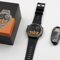 Reloj Inteligente Deportivo con GPS para Exteriores DM56 2026, Pantalla AMOLED de 1.43 Pulgadas, Batería de 500 mAh, Resistente al Agua hasta 50 m, Monitor de Ritmo Cardíaco, Reloj Inteligente para Fitness