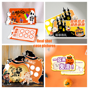 Stampa personalizzata: carte a punti personalizzate, cartoline a punti di raccolta di francobolli del Festival, stampa di cartone di Halloween - Product Image 2