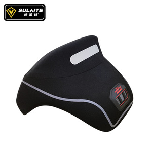 Protège-cou SULAITE, taille unique, noir, impression réfléchissante, équipement de moto - Product Image 2