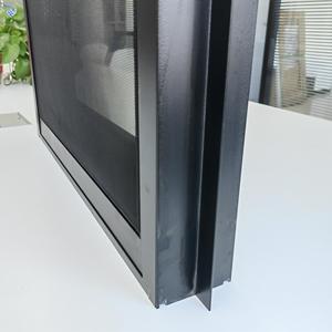 Fenêtre coulissante verticale double vitrage en aluminium à cadre fin moderne PENJOY, sur mesure, pour immeuble d'appartements - Product Image 2
