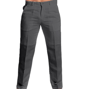 Pantalones informales de primavera y verano para <span class=keywords><strong>hombre</strong></span> Nuevo <span class=keywords><strong>Lino</strong></span> de color sólido con decoración de encaje Ajuste holgado con bolsillos - Product Image 3