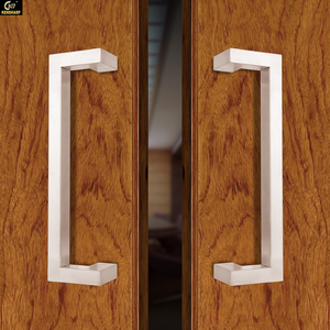 Kensharp thép không gỉ hiện đại Matte đen vàng PVD phía trước cửa xử lý tắm kính cửa trượt chính bằng gỗ cửa xử lý - Product Image 5