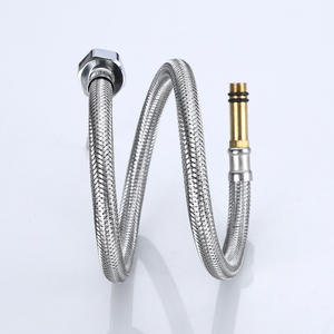 Tuyau <span class=keywords><strong>d</strong></span>'<span class=keywords><strong>arrivée</strong></span> <span class=keywords><strong>d</strong></span>'<span class=keywords><strong>eau</strong></span> en acier inoxydable 304 tressé, durable, flexible, installation facile, <span class=keywords><strong>robinet</strong></span> de salle de bain moderne, extrémité pointue allongée - Product Image 1