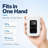 Analyseur portable de chlore : Testeur de chlore résiduel total, d'ozone et de ClO2 (méthode DPD), analyseur de turbidité pour piscines et applications industrielles