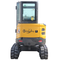 Excavatrice SHANTUI 2,8 tonnes, moteur diesel YANMAR EPA, chenilles, avec cabine