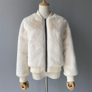 Popolare <span class=keywords><strong>donna</strong></span> a buon mercato <span class=keywords><strong>pelliccia</strong></span> artificiale giacca da Baseball girocollo corta alla moda da <span class=keywords><strong>donna</strong></span> <span class=keywords><strong>cappotto</strong></span> in <span class=keywords><strong>pelliccia</strong></span> sintetica invernale - Product Image 4