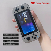 M17 Portable Mini Deux Consoles De Jeux Console De Jeux Console De Jeux Vidéo De Poche Rétro Classique Joueur De Jeu Cadeau Pour Enfant