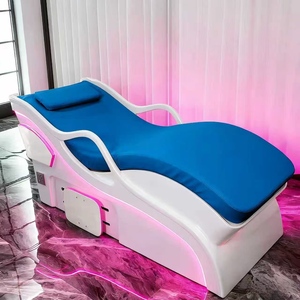 Table de massage moderne pour salon de beauté, lit de lavage facial, table de soin pour cils, manucure, tatouage, avec rangement - Product Image 5