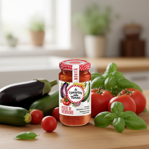Pesto de Verduras Italiano de la Abuela, 190g, en Frasco de Vidrio, Salsa para Ensaladas, Juego de 12 Piezas - Product Image 3