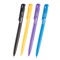 Foska promotionnel multicolore stylo à bille stylo à bille en plastique logo personnalisé stylo d'écriture pour la publicité d'hôtel de bureau