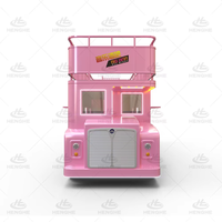 Food Truck Bus Grande Mode Entièrement Équipé Kiosque Espresso Café Remorque Van Caravane Vintage Conteneur Café