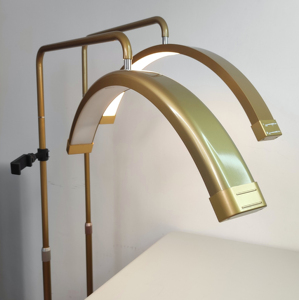 Đèn soi mi FOSOTO Sparkle 28 inch hình bán nguyệt, đèn <span class=keywords><strong>LED</strong></span> phóng đại, đèn ring <span class=keywords><strong>light</strong></span> kèm giá đỡ điện thoại dành cho làm đẹp, xăm mình - Product Image 2