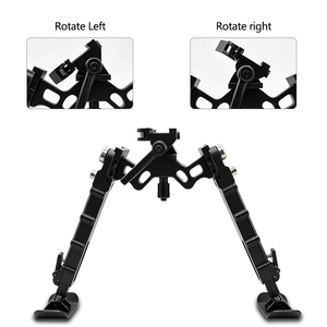 Support de tir réglable V9 pliable avec trépied et monture <span class=keywords><strong>QD</strong></span> 20 mm, accessoires universels pour l'extérieur - Product Image 2