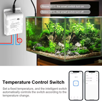 Contrôleur de température Tuya Smart RF433 Commutateur de température WiFi avec PST-TYTE-D1 de surveillance de la consommation d'énergie