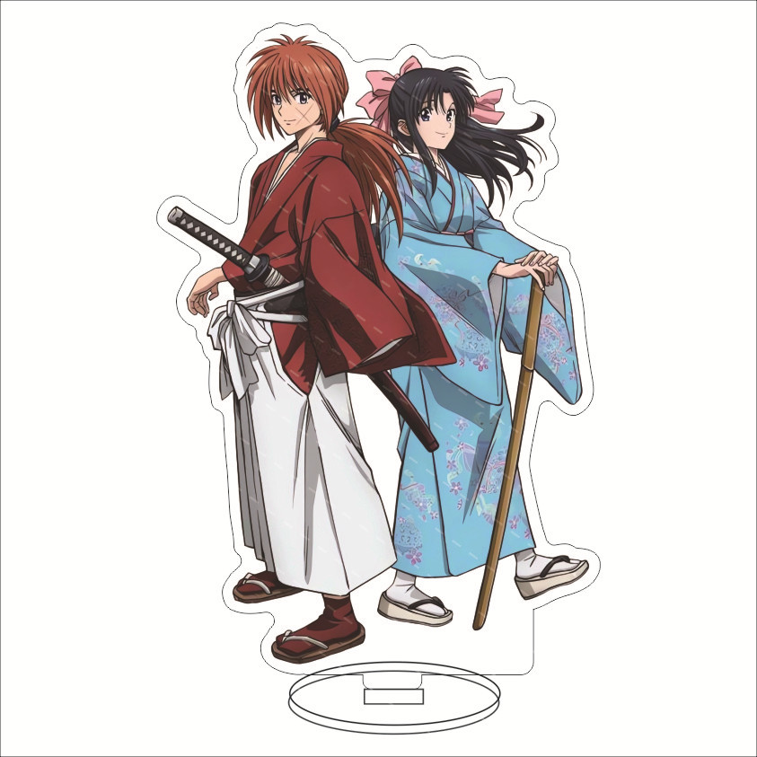15CM New Anime Rurouni Kenshin Figures HIMURA KENSHIN Acrylic