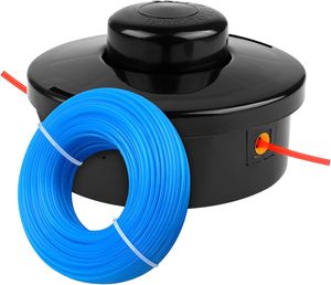 Tête de débroussailleuse universelle M10 X 1.25 Remplacement de la tête de bobine de débroussailleuse gauche avec <span class=keywords><strong>fil</strong></span> de ligne de débroussailleuse ronde de 1.6mm x 30m - Product Image 1