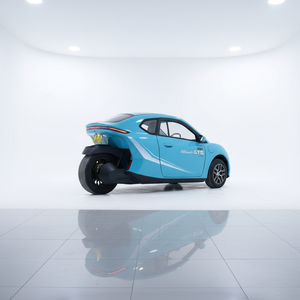 <span class=keywords><strong>Mini</strong></span> <span class=keywords><strong>Triciclo</strong></span> Eléctrico Cerrado con Motor de 5000W para Adultos, <span class=keywords><strong>Triciclo</strong></span> Invertido de Tres Ruedas, Carrocería Cerrada, Frenos de Disco Delanteros, 50-70km/h - Product Image 4