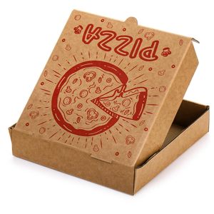 Caja de Pizza de Papel Corrugado de 12 Pulgadas con Impresión para Alimentos - Product Image 5