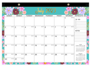 Fabricant personnalisé imprimant 2023-2024 365 jours/18 mois calendrier <span class=keywords><strong>de</strong></span> bureau anglais calendrier mural - Product Image 6