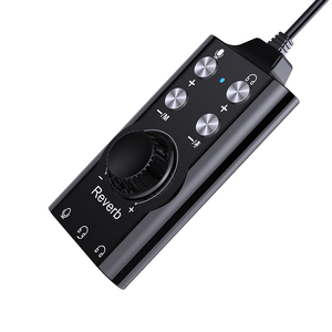 Bộ chuyển đổi âm thanh USB <span class=keywords><strong>7.1</strong></span> whine Thiết bị âm thanh micrô ảo <span class=keywords><strong>3D</strong></span> dành cho máy tính xách tay và máy tính Bộ thay đổi giọng nói Thẻ âm thanh USB - Product Image 5