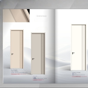 ประตูผนังไม้ที่มองไม่เห็นพร้อมกรอบอลูมิเนียมดีไซน์ทันสมัยสำหรับห้องนอนห้องนั่งเล่นและภายนอกกันน้ำ - Product Image 4