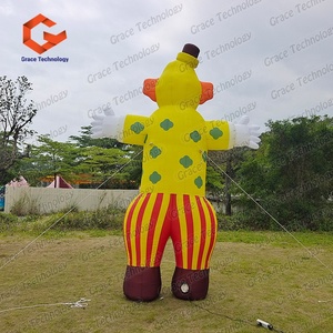 Divertido Payaso Inflable de <span class=keywords><strong>Circo</strong></span> Digital Mágico para Fiestas, Personaje de Joker Inflable para Halloween y Carnaval, Venta al Por Mayor - Product Image 6