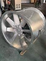 Ventilateur axial marin électrique, débit d'air élevé, vitesse du vent élevée, résistant à la corrosion, coque en tôle galvanisée robuste, pales en alliage d'aluminium