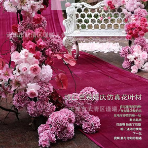 ดอกไม้ประดิษฐ์ Jinxi ขนาด 30 ซม.-100 ซม. กิ่งก้านตกแต่งผนังงานแต่งงาน ผ้าตกแต่งงานแต่งงาน อุปกรณ์ประกอบฉากงานแต่งงานกลางแจ้ง - Product Image 2