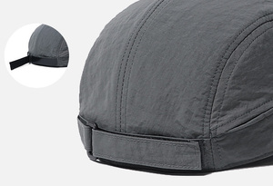 Cappellino da Baseball Unisex per Adulti, Estivo, a Tesa Corta, ad Asciugatura Rapida, in Tela, Stile Vintage, Tinta Unita, Sportivo, da Spiaggia, Resistente - Product Image 5