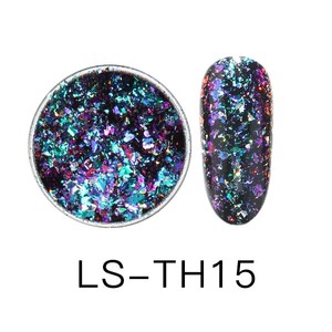 Feishi 0.3g/jar Usado con esmalte de uñas Holográfico Galaxia de Camaleón Flake Pigmento - Product Image 4