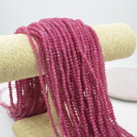 Perles Rondelles en Cristal Facettées 2026, Nouvelles Couleurs Rose, Rouge Rubis, Jade, 2mm-10mm, Couleurs Personnalisées