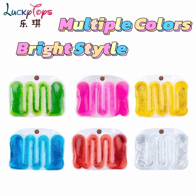 New Fidget Stress Relief Toy Colorful Squishy Tubes Autism Sensory Recreational Toy for Kids Unisex