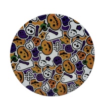Assiettes de présentation réutilisables pour mariage, décoration de mariage, assiettes en plastique pour Halloween