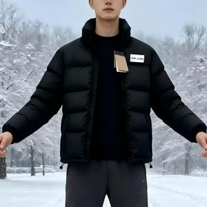 Chaqueta de Invierno <span class=keywords><strong>North</strong></span> 1996, con Capucha, Negra, de Nailon Ligero y Cálido, Rellena de Plumón, con Logotipo Personalizado al por Mayor - Product Image 4