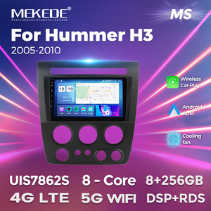 MEKEDE MS-Pantalla táctil de Android, estéreo de coche de doble DIN para <span class=keywords><strong>Hummer</strong></span> H3 2005-2010, compatible con cámara trasera - Product Image 2