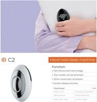 Appareil d'aide au sommeil portable à microcourant ABS, appareil contre l'insomnie avec soulagement de la pression et masseur d'hypnose pour la relaxation