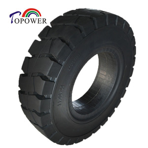ยางตัน Topower ขนาด 11.00-20 สำหรับรถพ่วงในท่าเรือ ลานเก็บเศษเหล็ก โรงงานรีไซเคิลโลหะ ขอบล้อขนาด 7.50 8.00 - Product Image 1