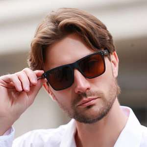 Photochromic <b>Square</b> <b>Sunglasses</b> For Men UV400 Anti Glare Driving Glasses P1920 - Product Image 1