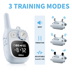 Wasserdichtes IPX7 Anti-Bell Elektrisches Ferngesteuertes Harmloses Trainingshalsband mit 3 Einstellbaren Modi für Hunde - Product Image 1