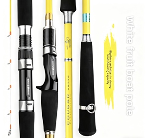 Canne à pêche côtière en carbone, action rapide, légère, pointe blanche, taille 30, pour la capture du <span class=keywords><strong>barracuda</strong></span> jaune, du marlin, avec pointe lumineuse - Product Image 1