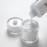 Pot à crème sans air de 30 ml avec pompe à vide, contenant cosmétique pour crème pour le visage, emballage pour soins de la peau