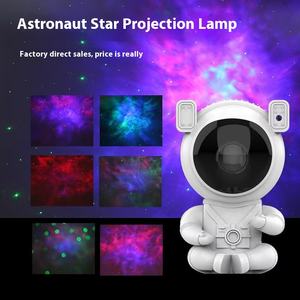 Lámpara de proyector de cielo estrellado inteligente estilo astronauta ABS puesta de sol noche Internet celebridad atmósfera astronauta galaxia proyector - Product Image 2