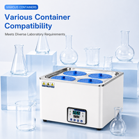 Bains-marie thermostatiques numériques PID à agitation magnétique, anti-brûlure à sec, à température constante, pour laboratoire médical, 1, 2, 4, 6, 8 bacs, vente en gros