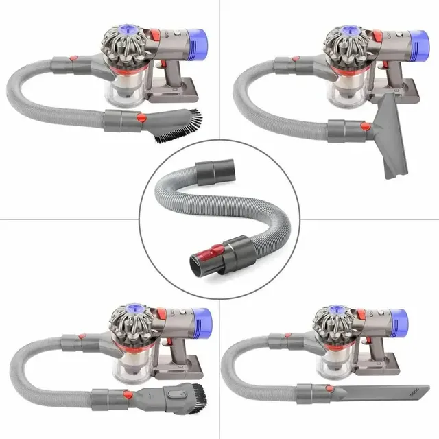 For DYSON V7 V8 V10 V11 V15 Vacuum Cleaner Accessories Flexible Manual Extension Telescopic Vacuum Tube for Household Use