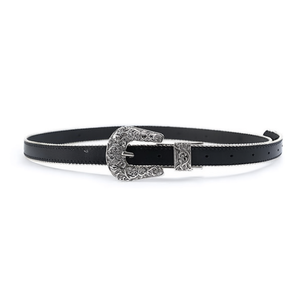 Cinturón Metálico Angelina de 110 cm en Tono Plateado, Accesorio de Moda Estilo Occidental - Product Image 1