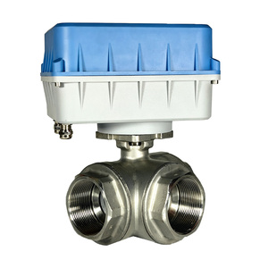 Actuador Inteligente Motorizado de 3 Vías para Control de Flujo de Agua 200N, M-bus/RS485, Tipo Bola - Product Image 2