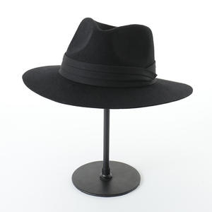 Chapeau Fedora 100% laine pour hommes et femmes, chapeaux de luxe pour l'automne, chapeaux habillés à <span class=keywords><strong>large</strong></span> bord, style élégant pour les occasions professionnelles et en plein air - Product Image 5