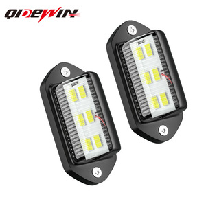 ไฟส่องป้ายทะเบียน LED QIDEWIN 6-LED ไฟทำงานด้านข้างรถบรรทุกอะลูมิเนียม สำหรับการติดตั้งเพิ่มเติมและอัปเกรด - Product Image 1