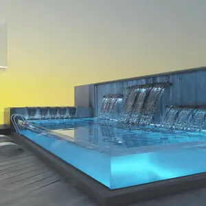 Aangepaste Outdoor Grote 100Mm Dik Gebogen Helder Acryl Zwembad - Product Image 1